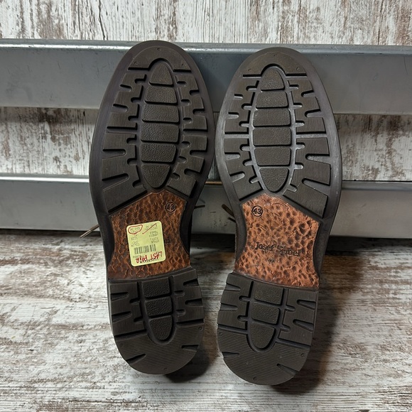 JOSEF SEIBEL MEN’S OSCAR 05-CASTAGNE Size 10/EU 43 Brown Leather Lace Up Oxfords - Picture 11 of 11